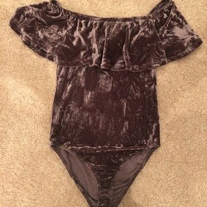 Altar’d state velvet bodysuit